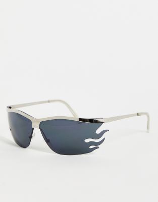 AJ Morgan AJ Morgan flamin farrah sunglasses in black