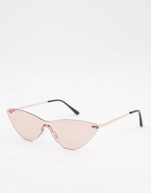 AJ Morgan frameless cat eye sunglasses