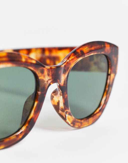  AJ Morgan light blue tortoise shell oversized big frame fashion sunglasses 207316828-1-cream?$n_750w$&wid  main image 2