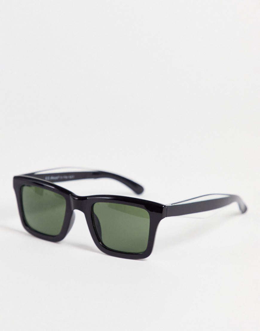 Aj Morgan Good Time Square Lens Sunglasses-black
