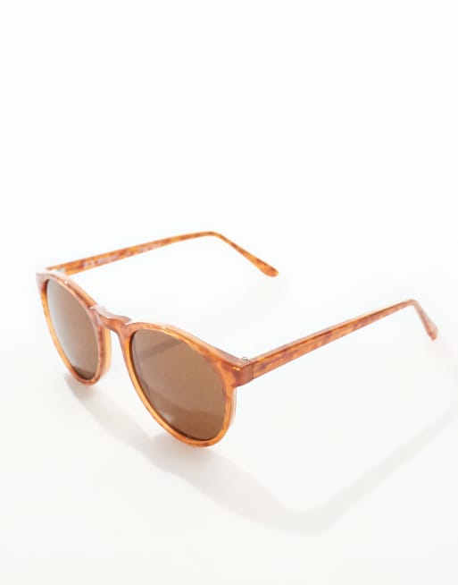 AJ Morgan Grad School round sunglasses in vintage tort , 2 of 3