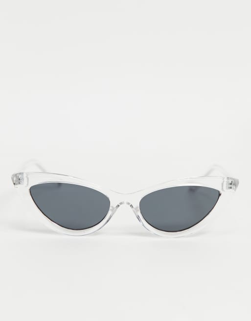 AJ Morgan – Katzenaugen-Sonnenbrille mit durchsichtigem Design, 3 von 4