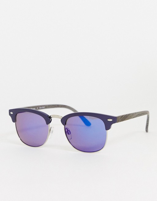 AJ Morgan kent grey mirrored sunglasses