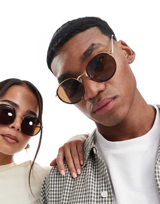 Huge round sunglasses sales