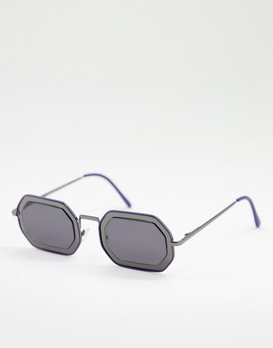 Aj Morgan London Calling Square Lens Sunglasses-black