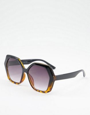AJ Morgan Lorna oversized sunglasses in black