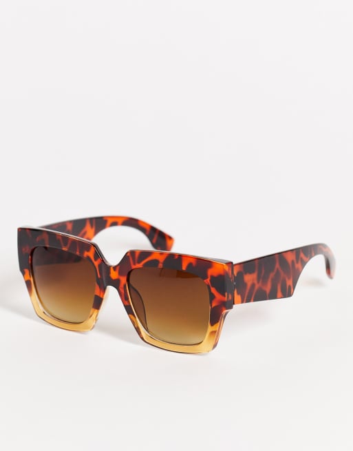Lunettes sales bicolores femme