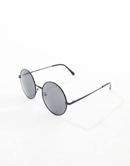 AJ Morgan - Lunettes de soleil rondes - Fumée noire, 4 de 4