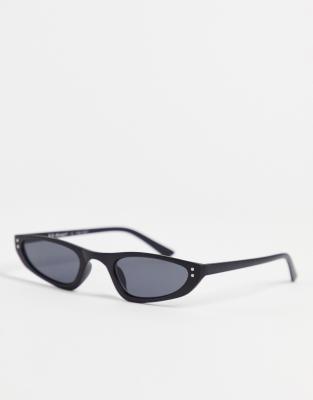 AJ Morgan AJ Morgan mamie slim line sunglasses-Black