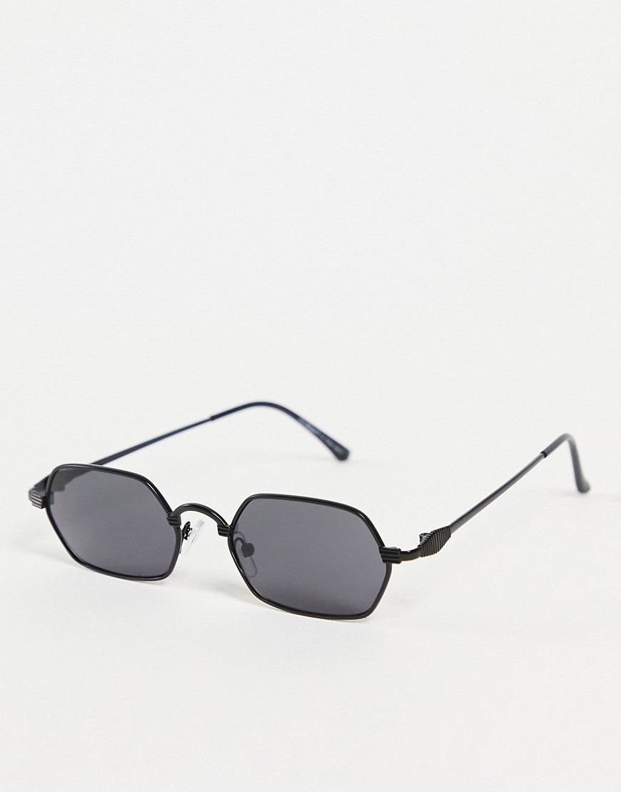 AJ Morgan Micro unisex round sunglasses in black