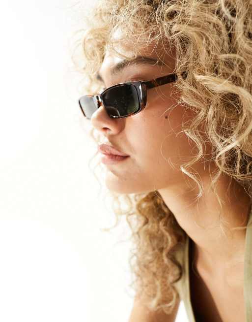 AJ Morgan Occhiali da sole stretti tartarugati ASOS