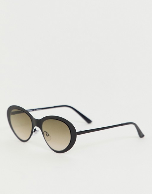 AJ Morgan oval sunglasses in black