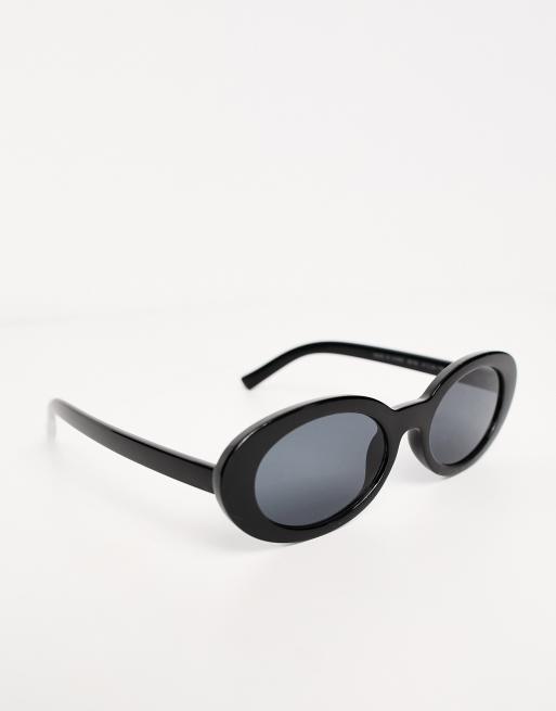 AJ Morgan black classic oval lense every day sunglasses 204154212-1-black?$n_750w$&wid  main image 4