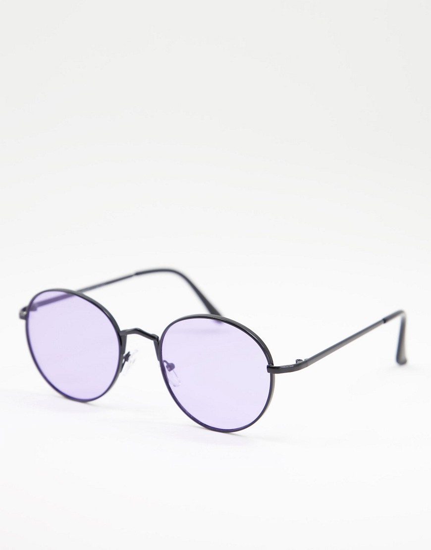 AJ Morgan – Oversize-Sonnenbrille mit runden Gläsern-Blau
