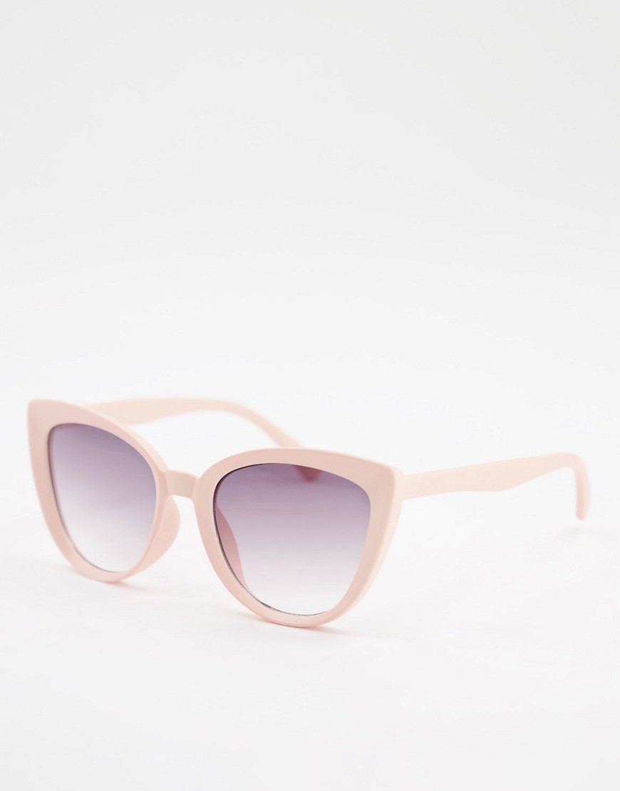 Aj Morgan Oversized Cat Eye Sunglasses-pink