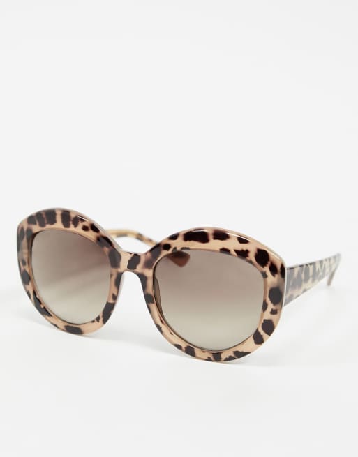 Leopard print oversized store sunglasses