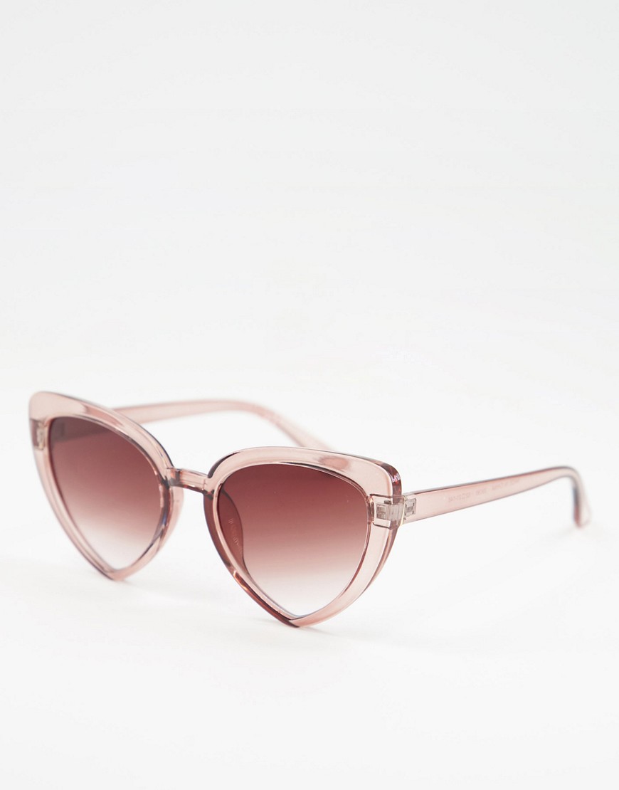 Aj Morgan Petunia Cat Eye Sunglasses In Pink