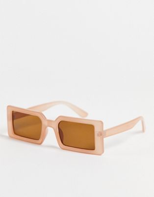 AJ Morgan presence slim line square lens sunglasses
