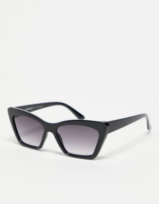 AJ Morgan – Razzy – Cat-Eye-Sonnenbrille in Schwarz und Vintage-Optik