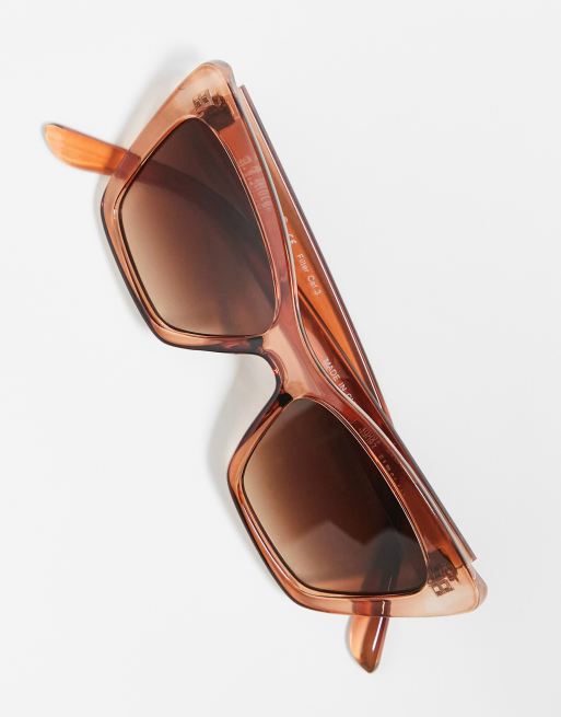 AJ Morgan Razzy Occhiali da sole cat eye vintage champagne ASOS