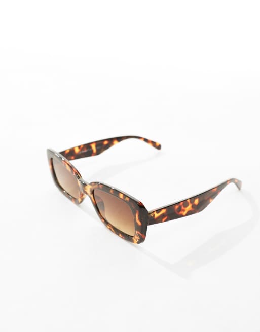 AJ Morgan rectangle sunglasses in tortoiseshell | ASOS display picture 2