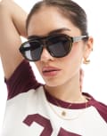 [AJ Morgan] AJ Morgan round aviator sunglasses in olive green No Size GREEN
