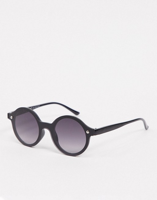 AJ Morgan round sunglasses in black