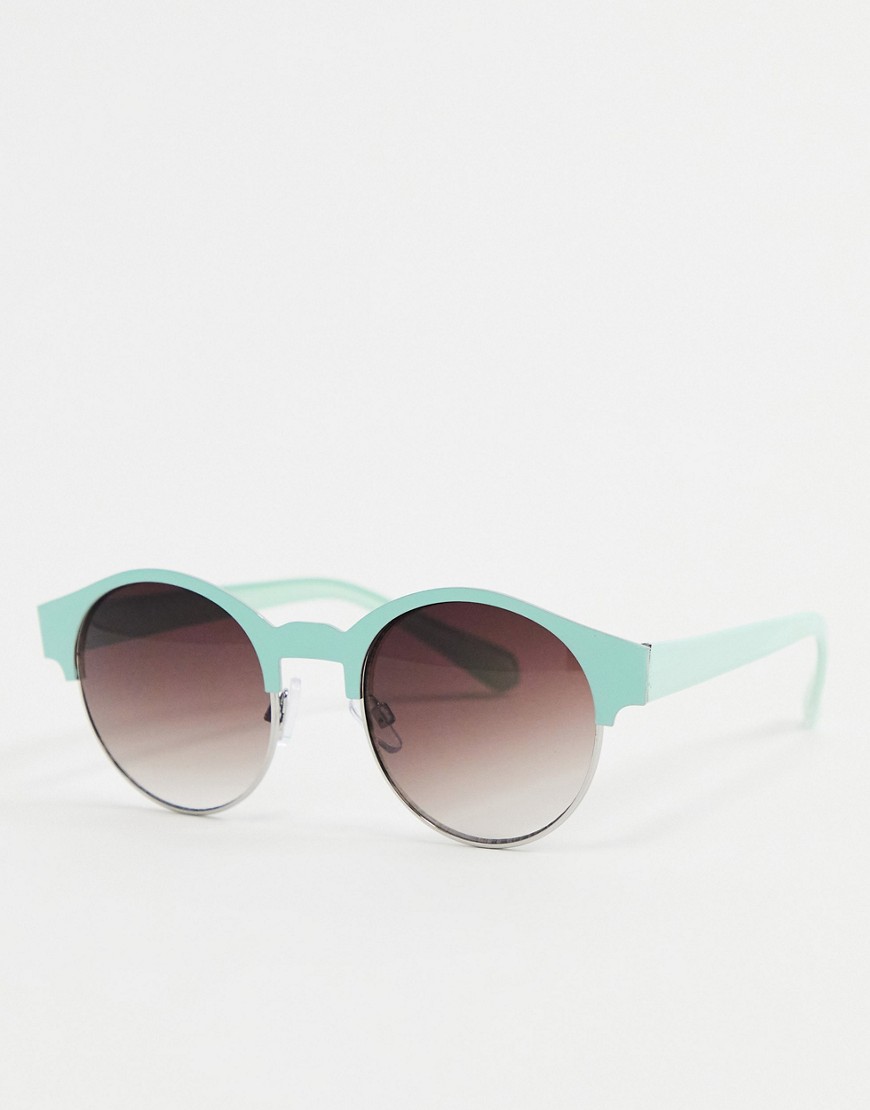 aj morgan -  – Runde Sonnenbrille in Minzgrün
