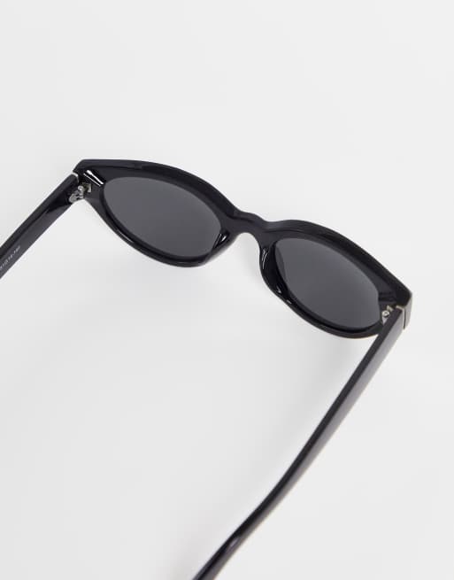  AJ Morgan black retro cat eye sunglasses AJ Morgan cat eye sunglasses in black | ASOS main image 3