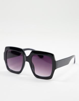 AJ Morgan - So Happy - Lunettes de soleil à monture carrée oversize