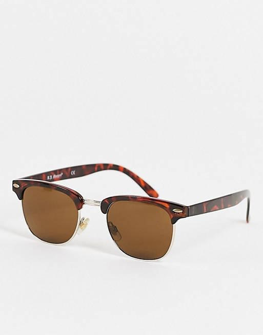 AJ Morgan – Soho – Retro-Sonnenbrille in Schildplatt 