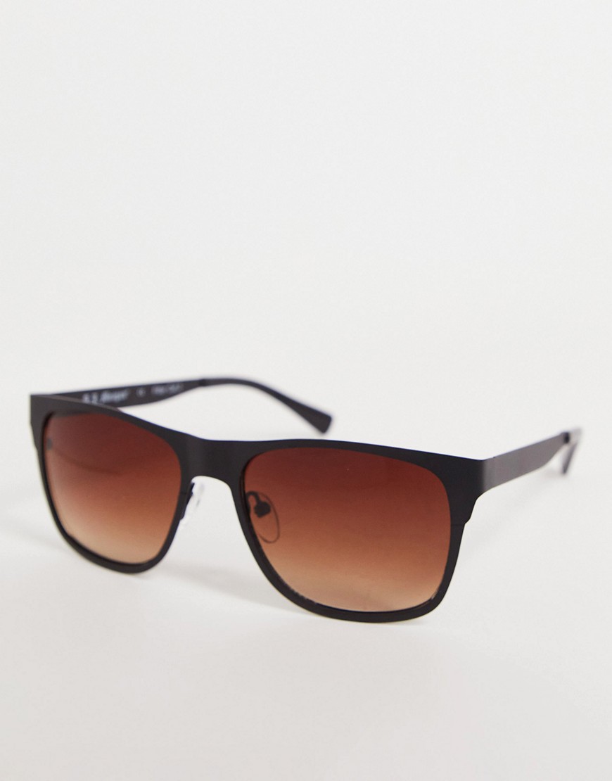 Aj Morgan Square Lens Sunglasses-black