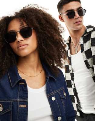 AJ Morgan AJ Morgan square sunglasses in black