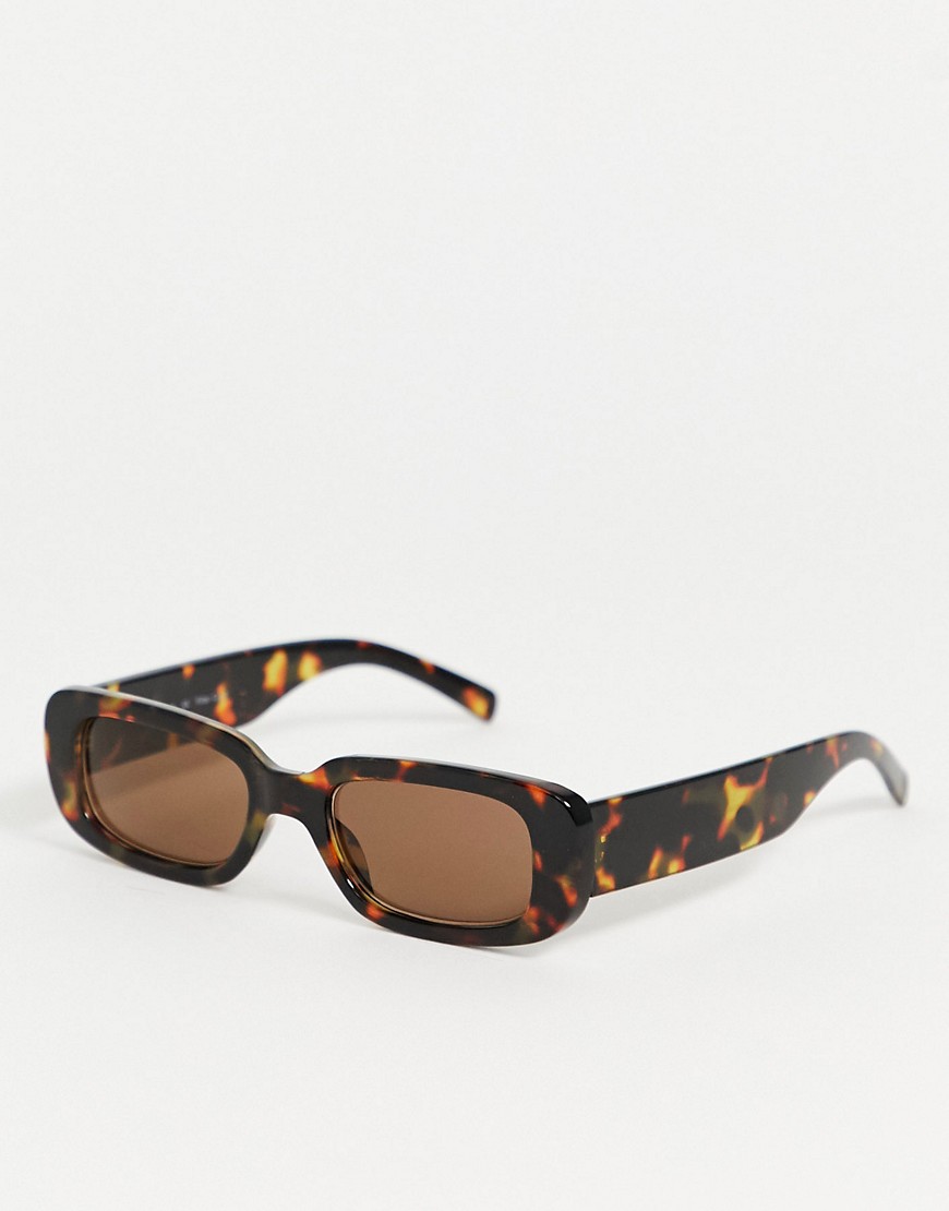 AJ Morgan square sunglasses in tort-Brown