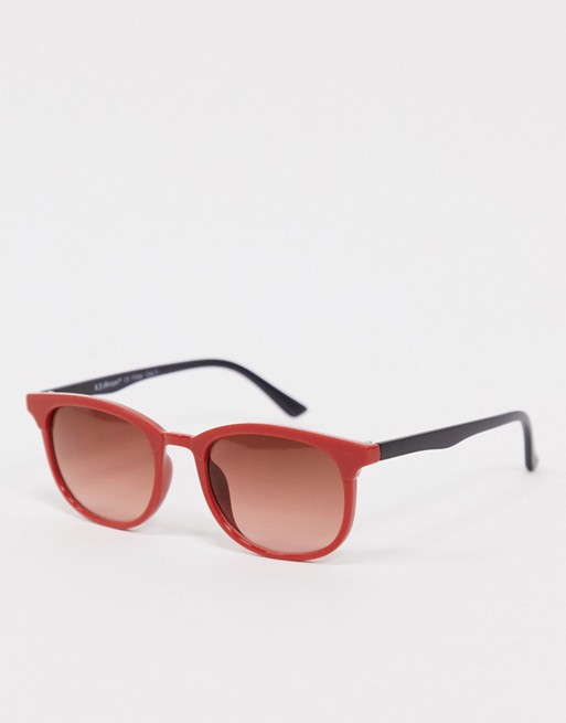 AJ Morgan style sunglasses in red