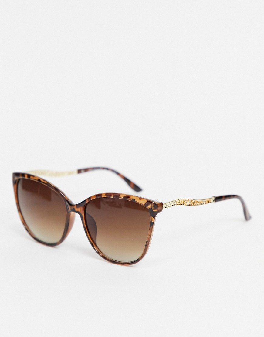 AJ Morgan sunglasses in tortoise shell-Brown