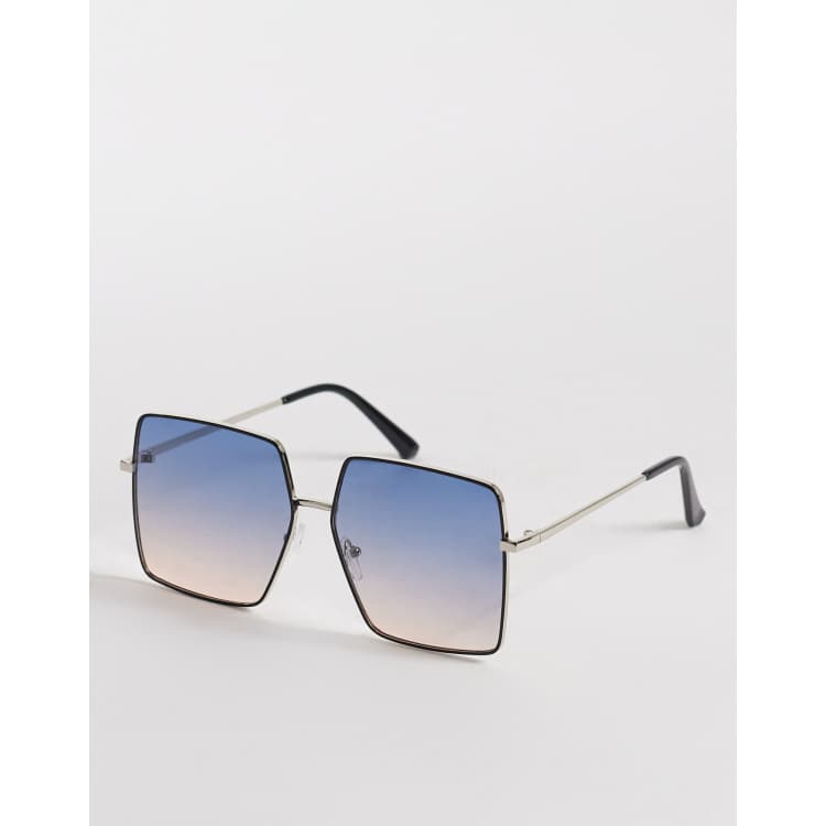 Morgan Taylor Black Sunglasses with Oversized Square Frame and Gradient Lenses MORGAN TAYLOR 3071 BLACK OVERDIZED GLAMOROUS VINTAGE  main image 4