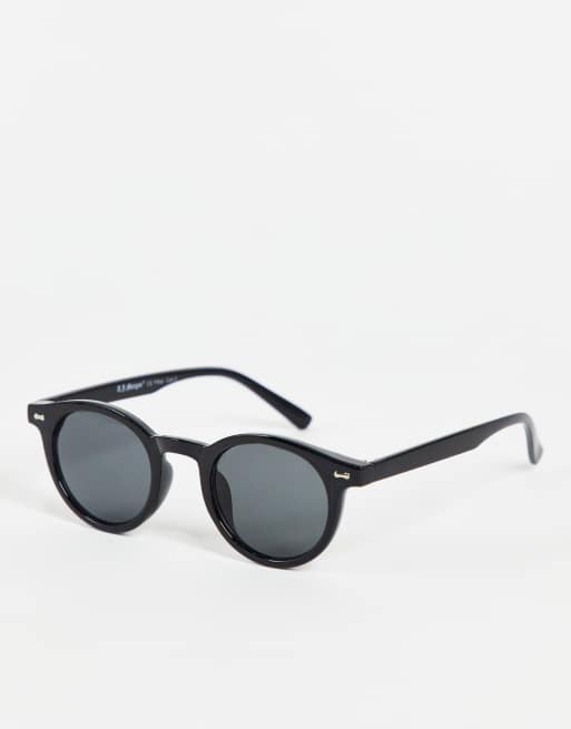 Aj morgan round sunglasses best sale in black