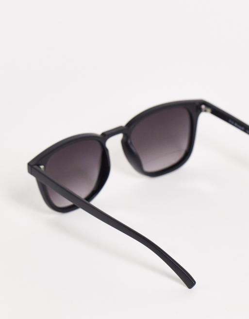 AJ Morgan unisex square sunglasses in black, 2 of 4