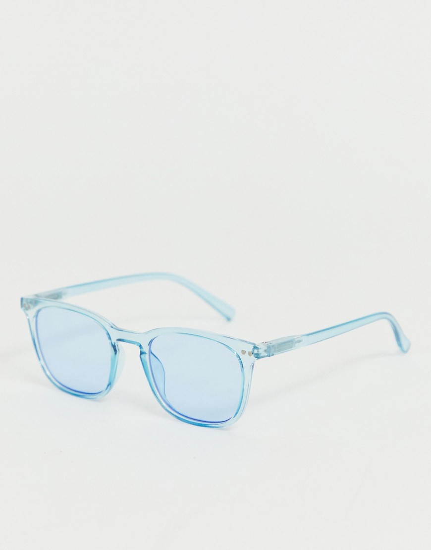 AJ Morgan - Vierkante zonnebril in blauw