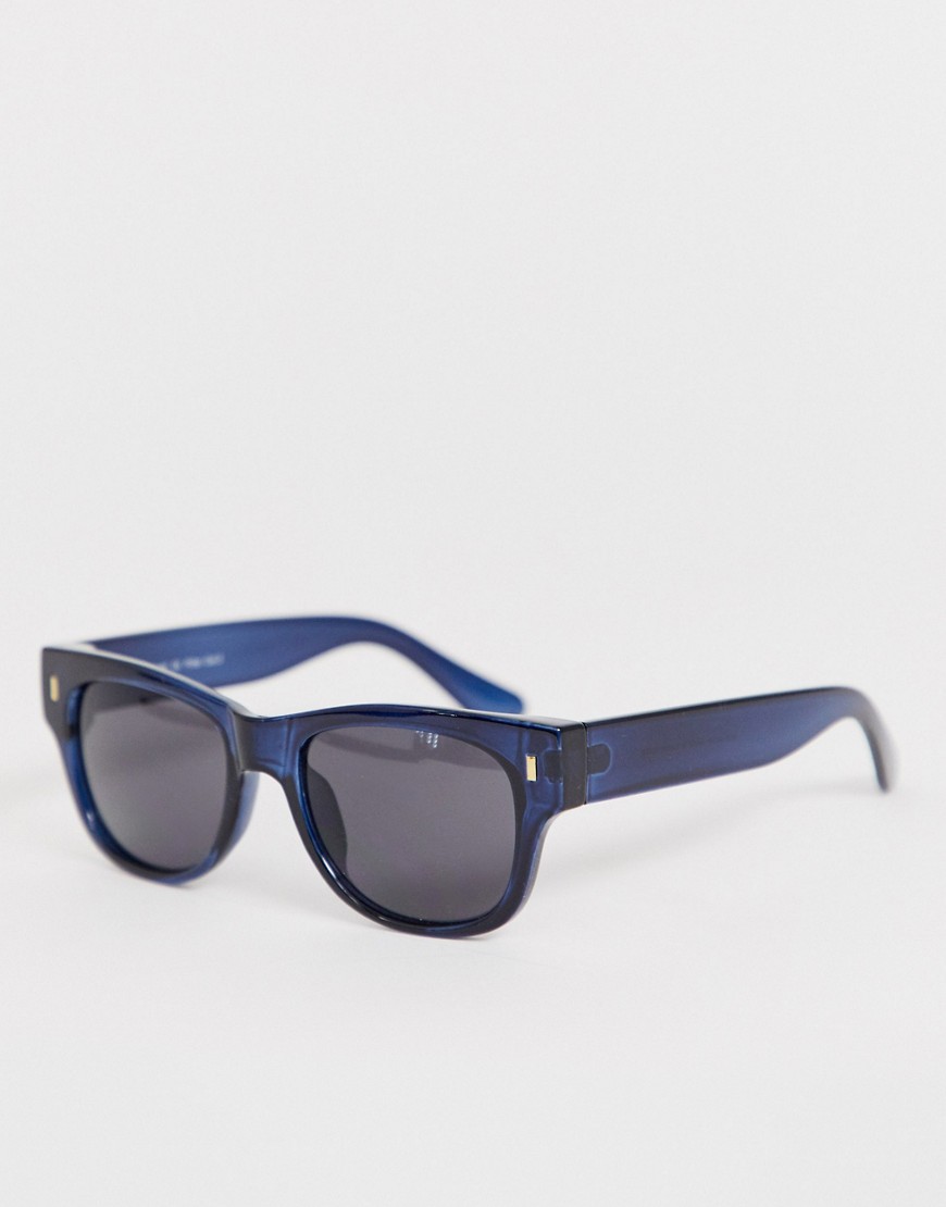 AJ Morgan - Vierkante zonnebril in marineblauw