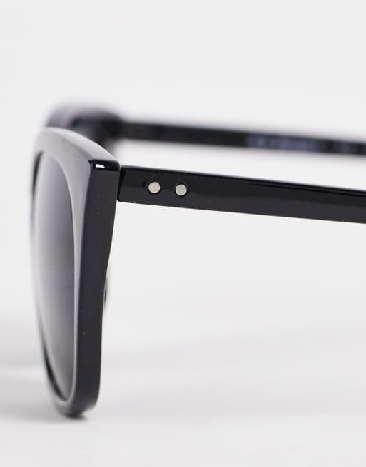 AJ Morgan vintage cat eye sunglasses in black | ASOS display picture 3