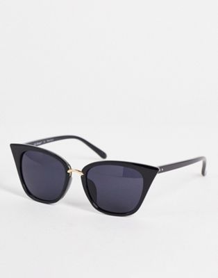 AJ Morgan Vintage cat eye sunglasses in black