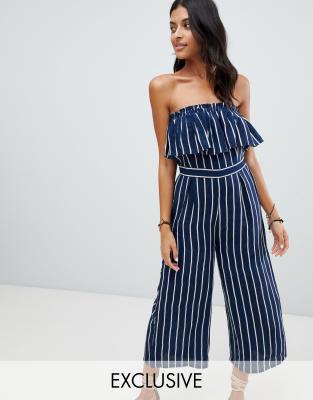 strapless beach jumpsuit