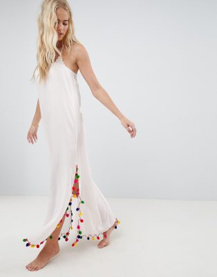 pom pom beach dress