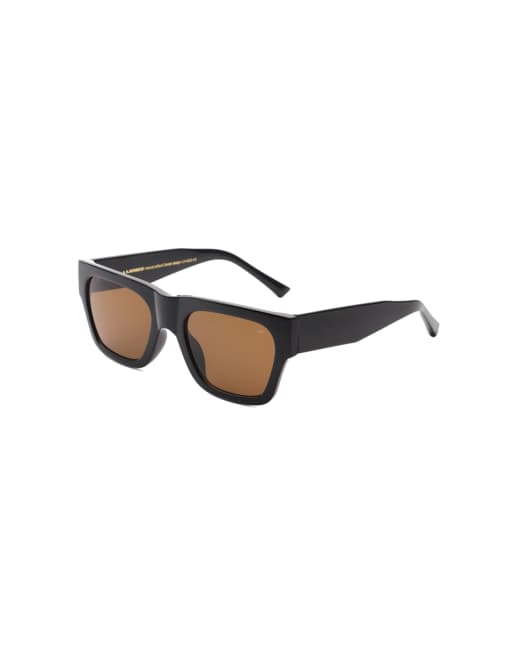 A.Kjaerbede - Agnes - Lunettes de soleil carrées - Noir