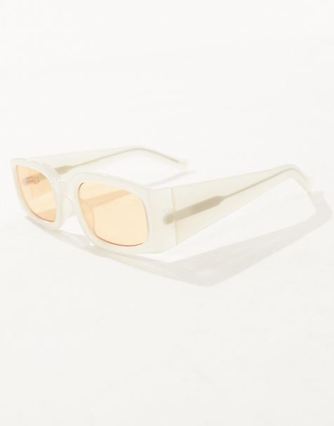 A.Kjaerbede - Alex - Lunettes de soleil rectangulaires - Crème - view 1