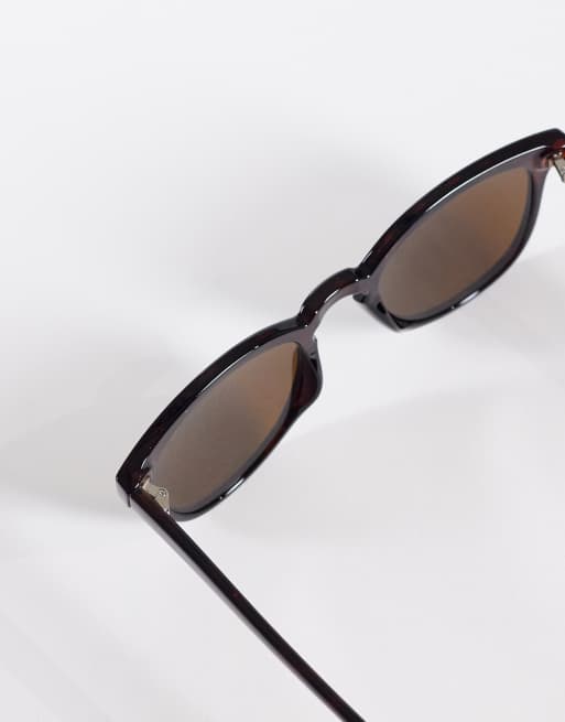 A.Kjaerbede - Bate - Lunettes de soleil rondes classiques - Écaille de tortue partielle, 2 de 3