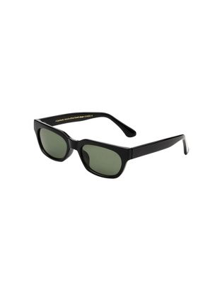 A.Kjaerbede Bror rectangle sunglasses in black - ASOS Price Checker