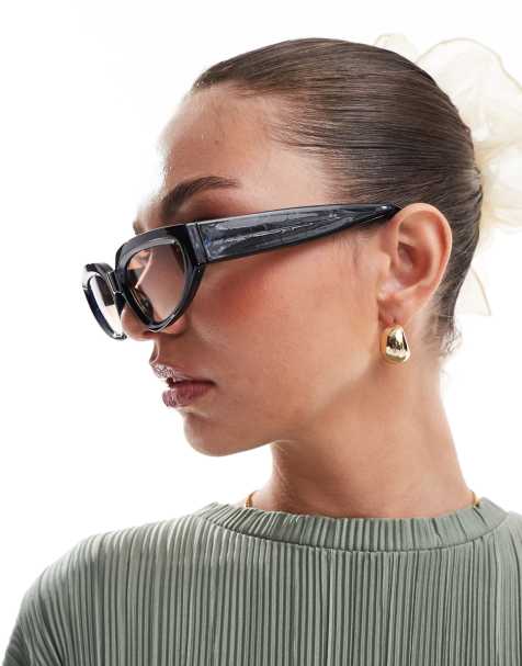 A.Kjaerbede Ella cateye sunglasses in demi blue - view 1